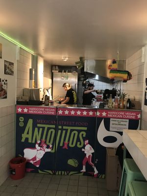 outside   at Antojitos in North West London