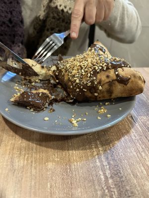 Calzone choco noisettes  at Bella Vita in Strasbourg