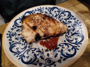 Petite calzone crême de marron at Bella Vita in Strasbourg