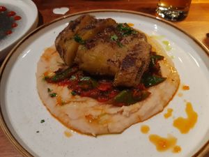 Aubergine Frittiert at ÜBERLAND in Braunschweig