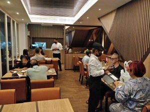 Restaurant interior at Nalan Restaurant - Little India in Central Singapore