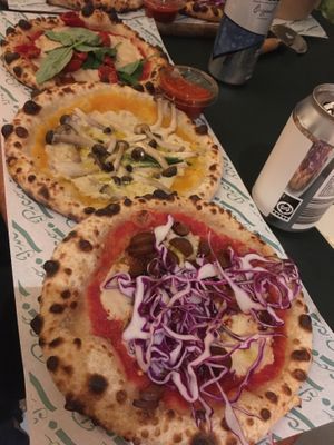 Pizza plate at Pico Pizza - Vesterbro in Copenhagen