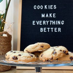 Cookie vegan aux pépites de chocolat at Bam Bam Café in Nantes