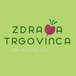 Our  logo at Zdrava Trgovinca in Ljubljana