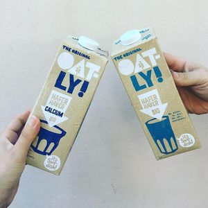 Oatly plant based mylk. at Zdrava Trgovinca in Ljubljana
