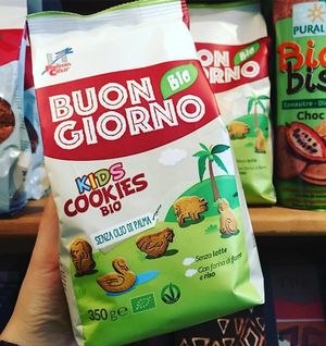 Vegan cookies for kids. at Zdrava Trgovinca in Ljubljana
