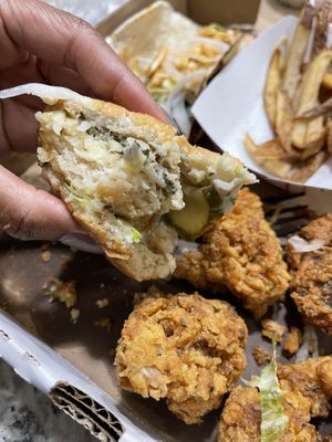 Fish sandwich   at 12oh7 Herban Eatery in St Louis