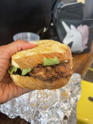 Frickle Burger   at 12oh7 Herban Eatery in St Louis