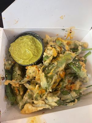 Fried Shishito Peppers  at 12oh7 Herban Eatery in St Louis