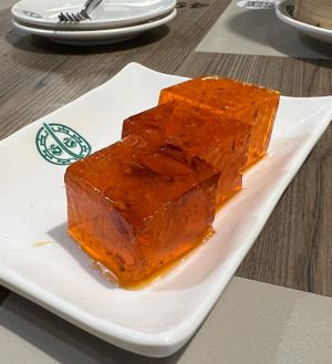 Osmanthus Jelly  at Tim Ho Wan  in Northeast Singapore