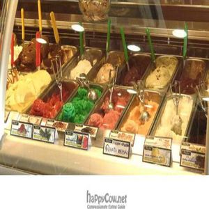 Soya ice creams at Blue Ice at Blue Ice Gelaterie in Rome