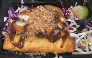 It was absolutely delicious! The sauce was amazing!! Definitely try    at Plant Box in Austin