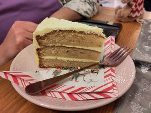 Lemon cake at The Little Gem in Royal Wootton Bassett