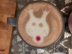 Christmas hot chocolate! at The Little Gem in Royal Wootton Bassett