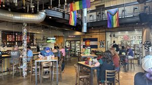 Main dining room   at Ska Brewing in Durango