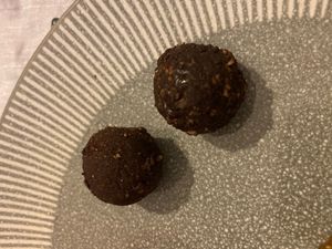 Fig & date truffles at Manna Eating - Pop up in South East London