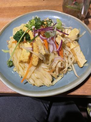 Fried rice noodles with tofu (57)  at Cay Tre in Bonn