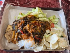 Sardine set rice   at Simplefood Vegetarian & Vegan Cuisine 原味素食 in East Singapore