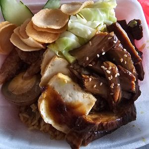 Duck rice at Simplefood Vegetarian & Vegan Cuisine 原味素食 in East Singapore