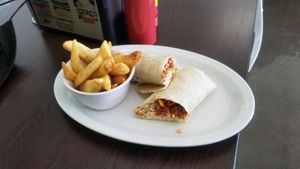 Breakfast burrito at Vegelicious Antioch in Antioch