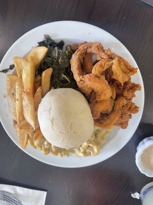 Fried chick plate  at Vegelicious Antioch in Antioch