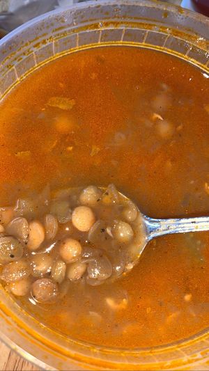 Lentil soup  at Greek Xpress in Plainview