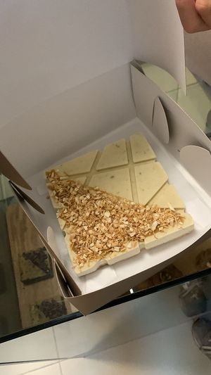 lemon cheese cake at W h o l l y in Medellin