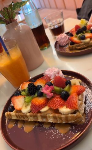 Vegan Waffel   at Anita Cakes in Mallorca