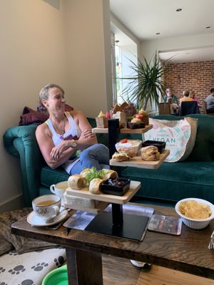 Afternoon teas for the Birthday girl  at Huggers in Norwich