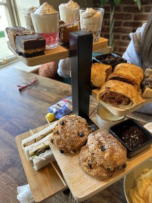 Huggers afternoon tea! #Veganuary at Huggers in Norwich