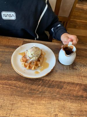 More waffles 🧇 😍🤤❤️ at Huggers in Norwich