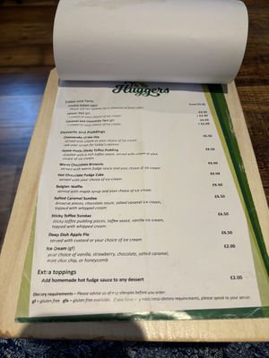 Menu c at Huggers in Norwich