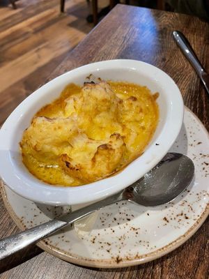 Cauliflower cheese (part of the roasts) at Huggers in Norwich