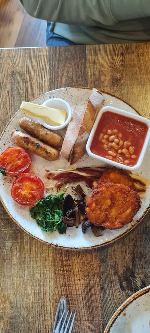 Full English at Huggers in Norwich