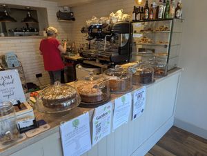 Great cake selection  at Huggers in Norwich