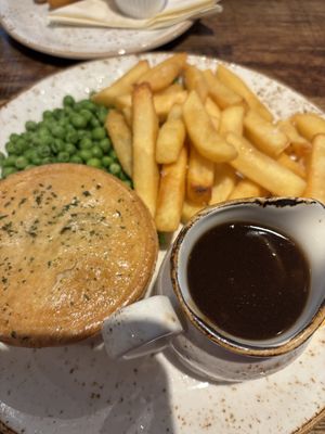 ‘Turkey & pancetta’ pie  at Huggers in Norwich