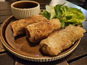 Cha Gio Chay (spring rolls) #Veganuary at Phox in Dusseldorf