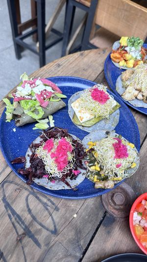   at Tropical Tacos in Playa Del Carmen