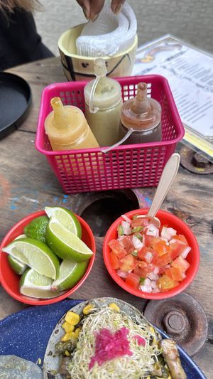   at Tropical Tacos in Playa Del Carmen