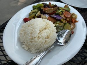 Stir-Fried Eggplant & Veggies at The Coconut Downtown in Reno