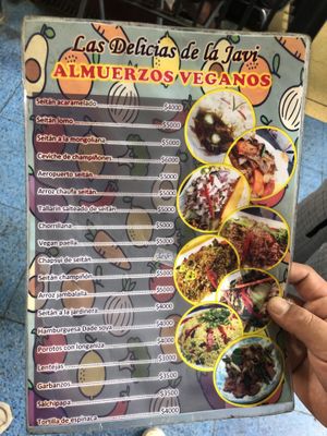 Vegan menu   at Las Delicias de la Javi in Recoleta