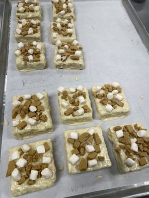 S’mores fat mac loaded rice crispy   at macmunchees in Fort Myers