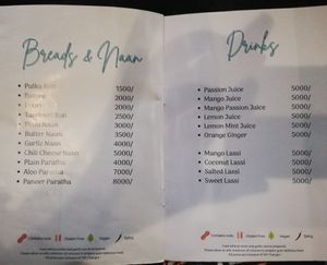 Menu p5 at Harbour Kitchen in Zanzibar