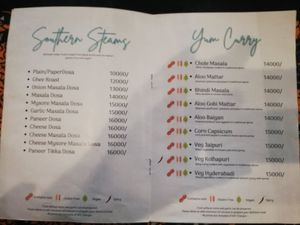 Menu p3 at Harbour Kitchen in Zanzibar