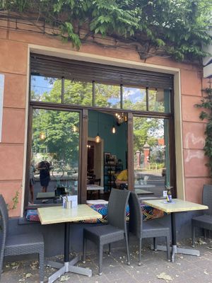 Outside   at Impact Café  in Cologne