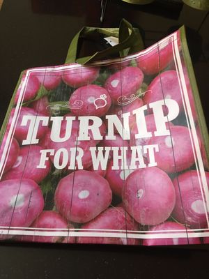 LOVE my reusable bag! haha at Sprouts Farmers Market - San Mateo in Albuquerque