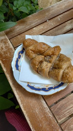 elderberry/raspberry croissant 3,10€ at Stück Vom Glück in Berlin