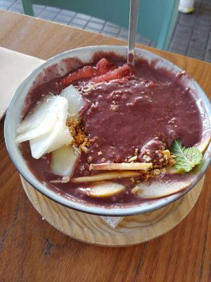 Vegan asai bowl at Ubuntu in Tenerife