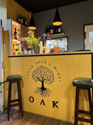 Bar area   at Oak Food Beer & Wine in Coimbra