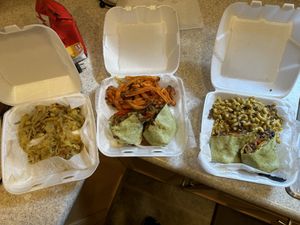   at Vegan Planet Café in Norfolk